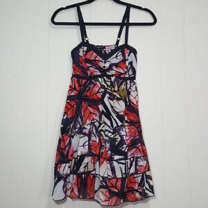 Double zero baby doll dress red black size S